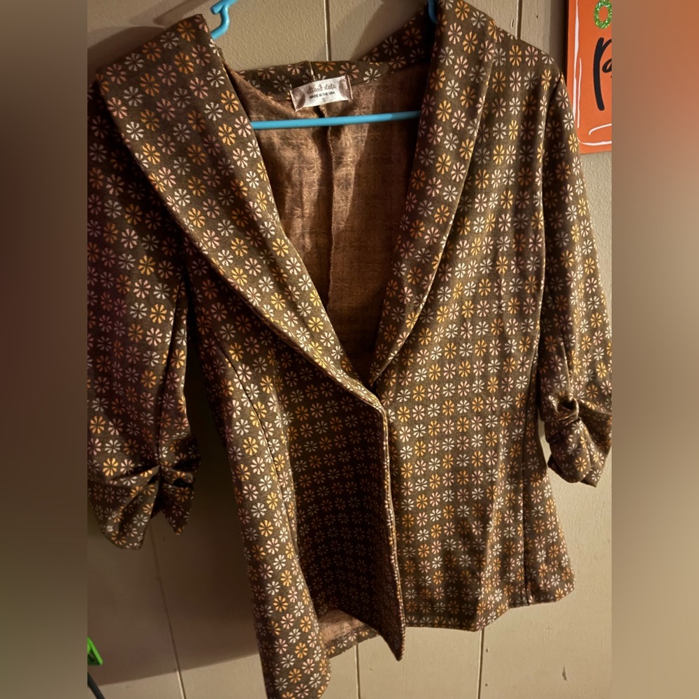 Altar'd State Brown V-Neck Sweater